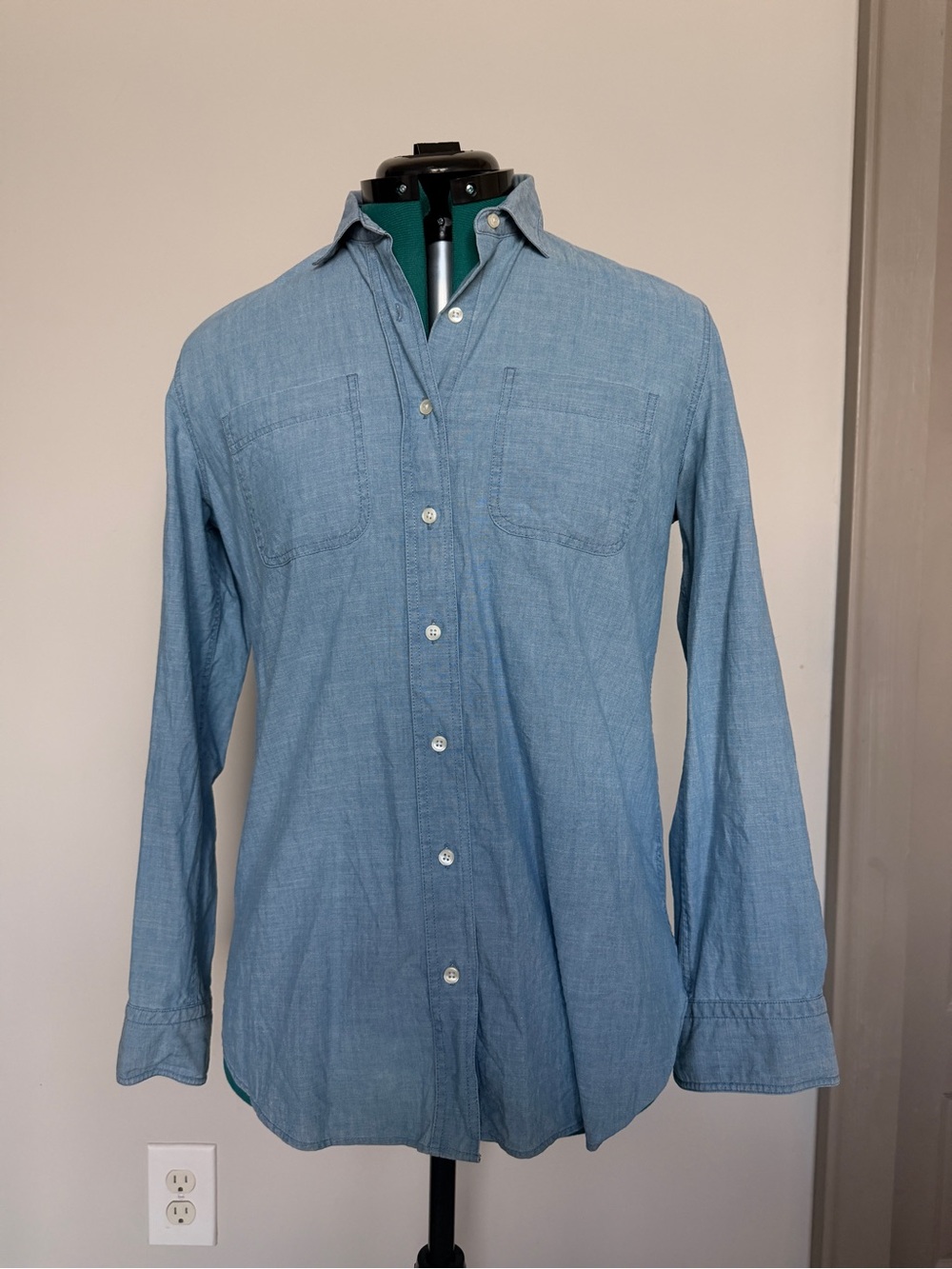 Peter Millar Light Blue Long-Sleeve Button-Down Shirt